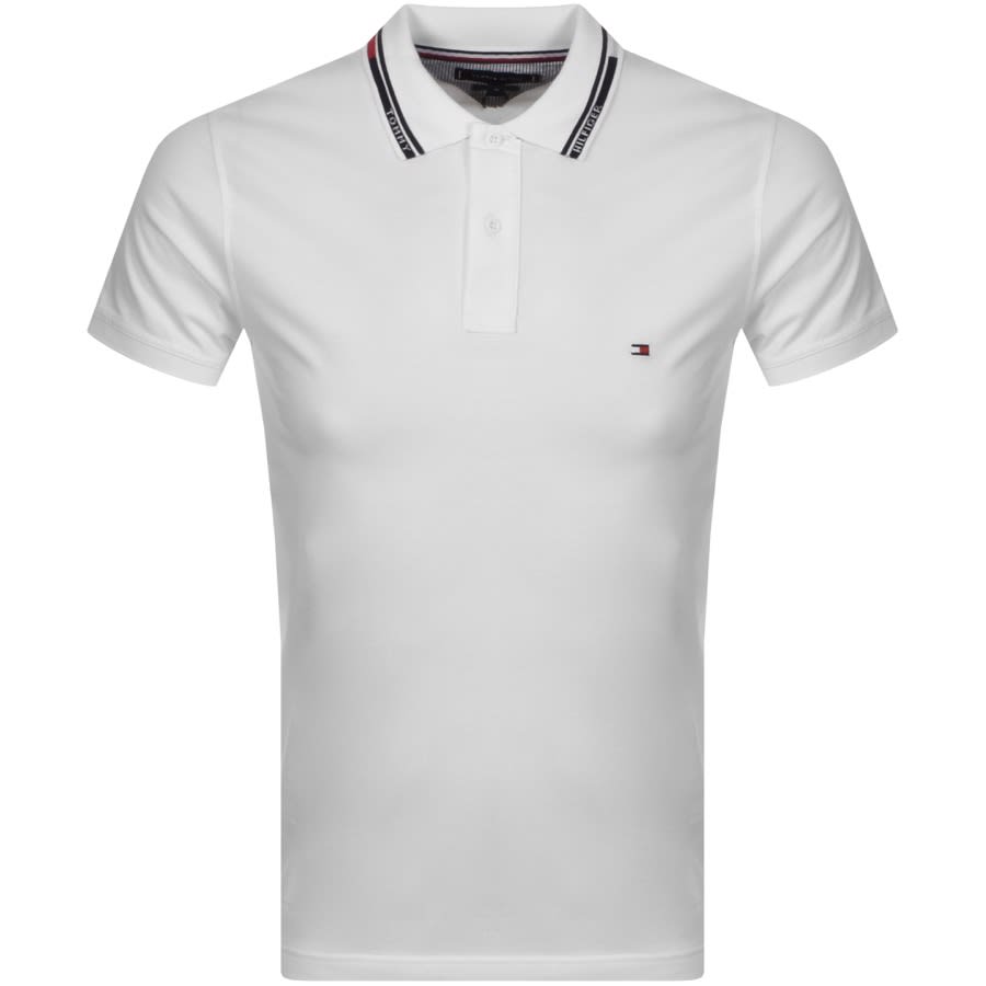 Alternative Image for ProductTommy Hilfiger Slim Fit Polo T Shirt White1